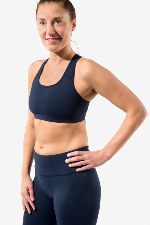 Maggie Navy Racer Bra 6537