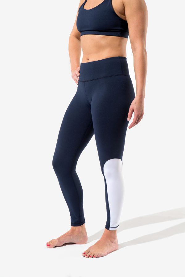 Maggie Navy White Leggings 6462