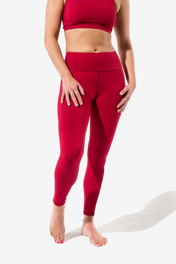 Maggie Red White Leggings 6607