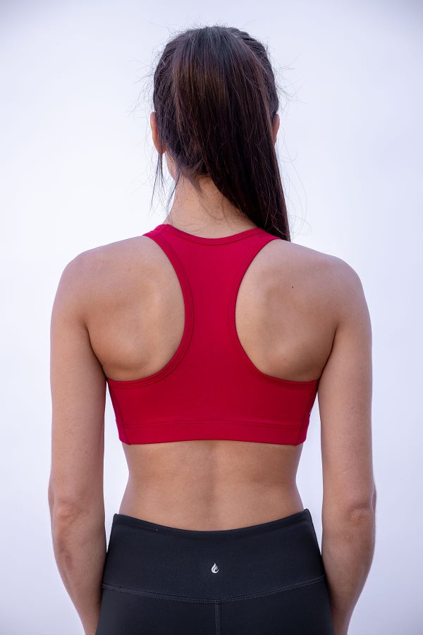 MIAH-Torino-Racerback-Sports-Bra-Red